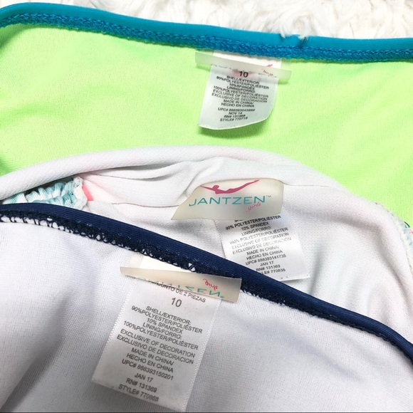 Jantzen Girls Swimsuit Bundle Sz 10 - Picture 10 of 15